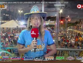trasmissão Maif fm /Apresentadora Bah Rodrigues